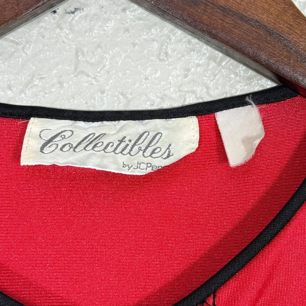 Vtg 80s Nightgown Small Collectibles by JCPenny Embroidery Cottage Asian USA 90s - Picture 8 of 10